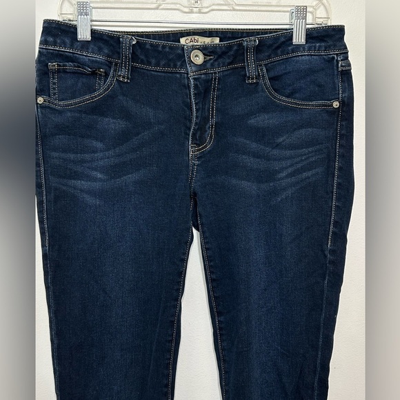 Cabi Mid Rise Skinny Jeans Size 8 - Picture 2 of 7